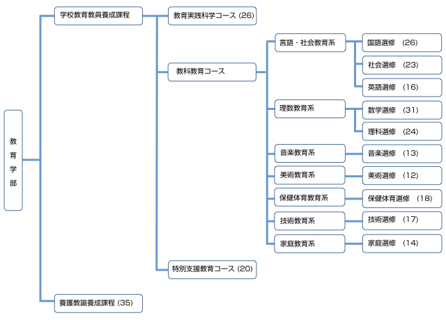 教育学部組織図